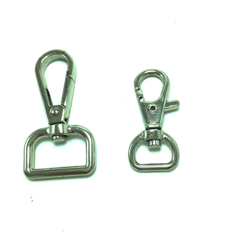 

20mm/12mm Metal Handbag Bag Clasps Lobster Swivel Trigger Clips Snap Hooks Buckles Carabiner Gold Silver