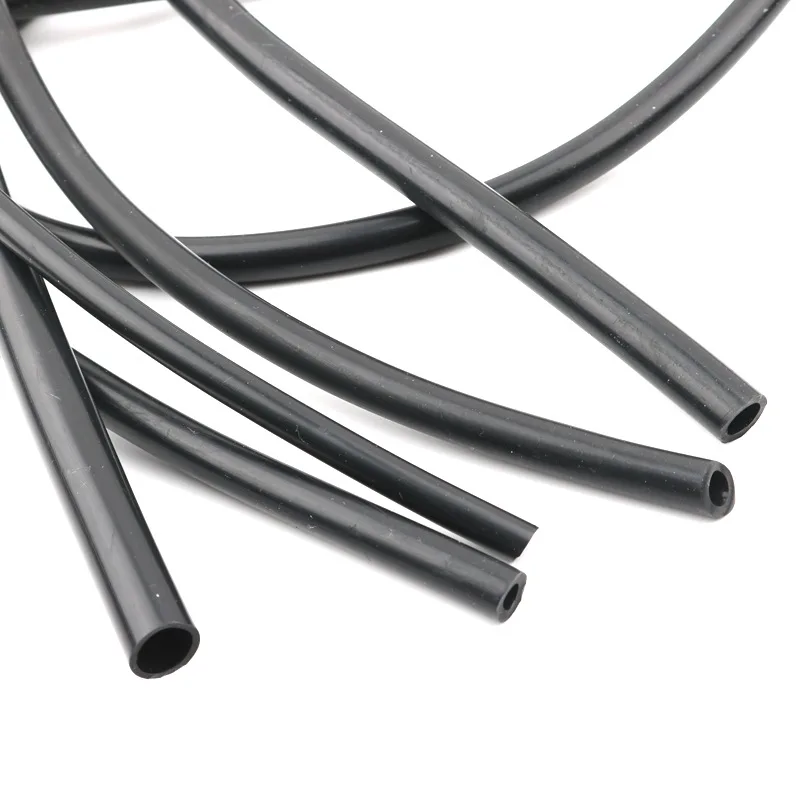 1M Black Silicone Tube 3~38mm Flexible Rubber Hose Thickened Heat Resistant Air Pump Line