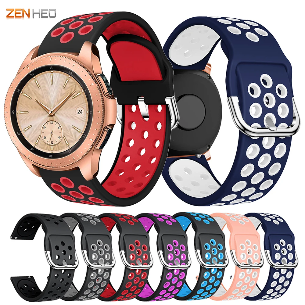 20mm Silicone Strap For Samsung Galaxy Watch 42mm Wristband Replacement Watch Band For Samsung Galaxy Watch Active 2 40mm 44mm