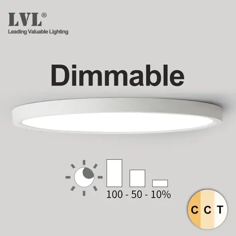 Dimmable LED Ceiling Light 12W-32W LVL