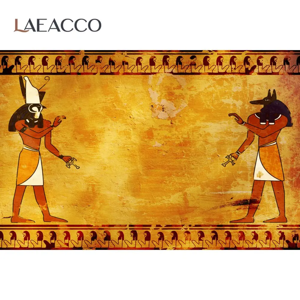 

Laeacco Mural Old Religious Pattern Wall Egypt Photographic Backgrounds Customized Photography Backdrops For Photo Studio