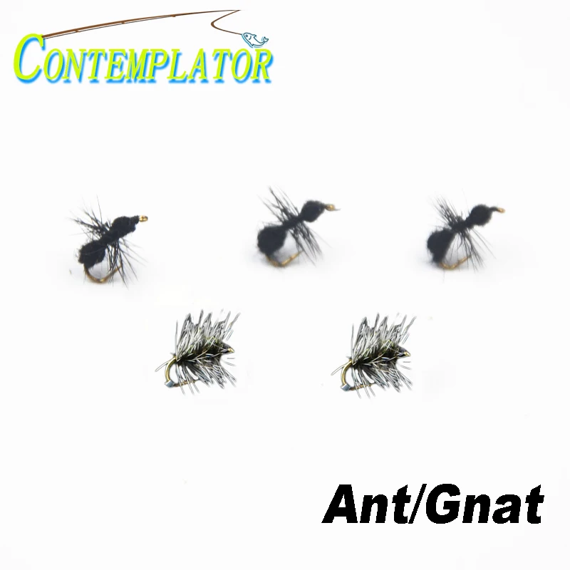 5 sztuk mieszanych 14 #   Griffith's Gnat Symulujący Midge Emergers&16 #   Ant Mobile Fly Dry Fly Przynęta muchowa na wodę powierzchniową