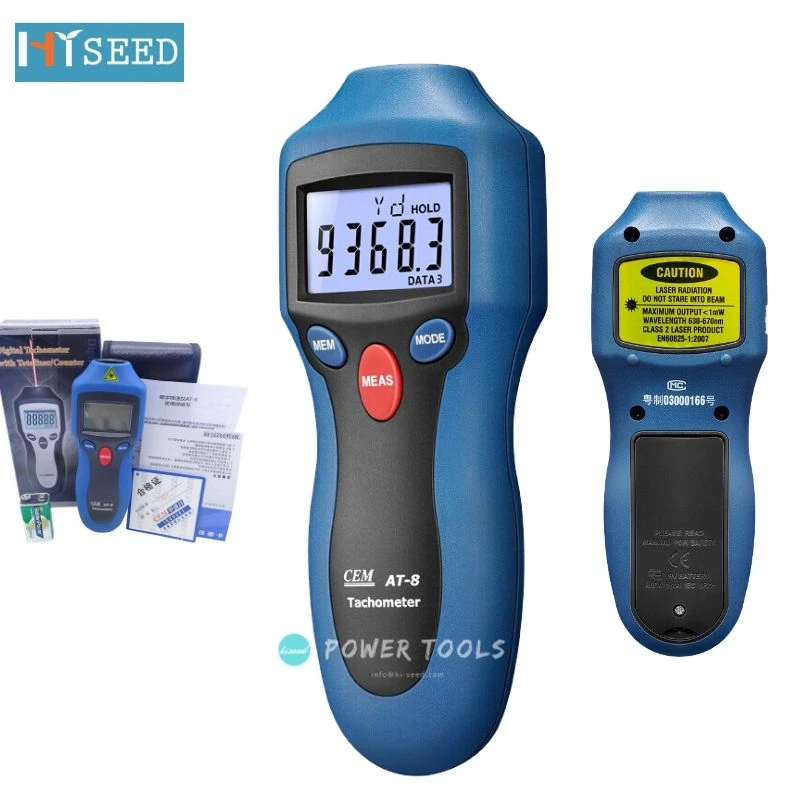 Handheld Digital Portable Non-contact Tachometer