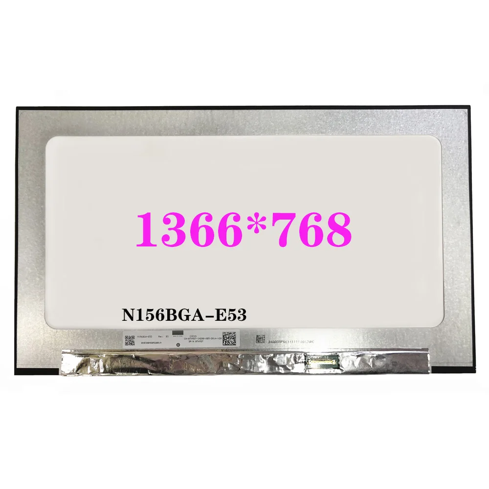 Tela Lcd do Portátil N156bga-e53 Edp 30 Pinos 1366*768 Display Substituição do Painel da Matriz 15.6