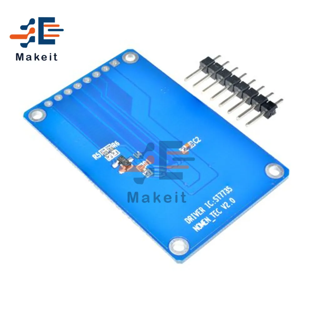 1.44 Inch 1.44" LCD Module 128x128 8 Pin Full Color TFT Resolution SPI Serial Interface ST7735S 3.3V HD Display Screen Board