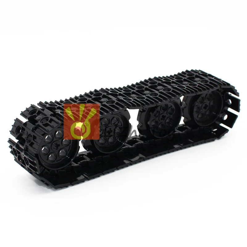 Blocchi tecnologia parti Caterpillar Track MOC serbatoi ruota pista accessori giocattolo educativo tecnologia parti meccaniche sfuse