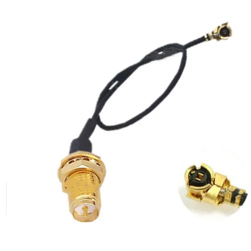 

2 шт. НОВЫЙ RP SMA Гнездовой разъем для uFL/u.FL/IPX/IPEX Адаптерный кабель WIFI/GSM/3G/GPS/4G модуль кабель отрезок 1,13 мм