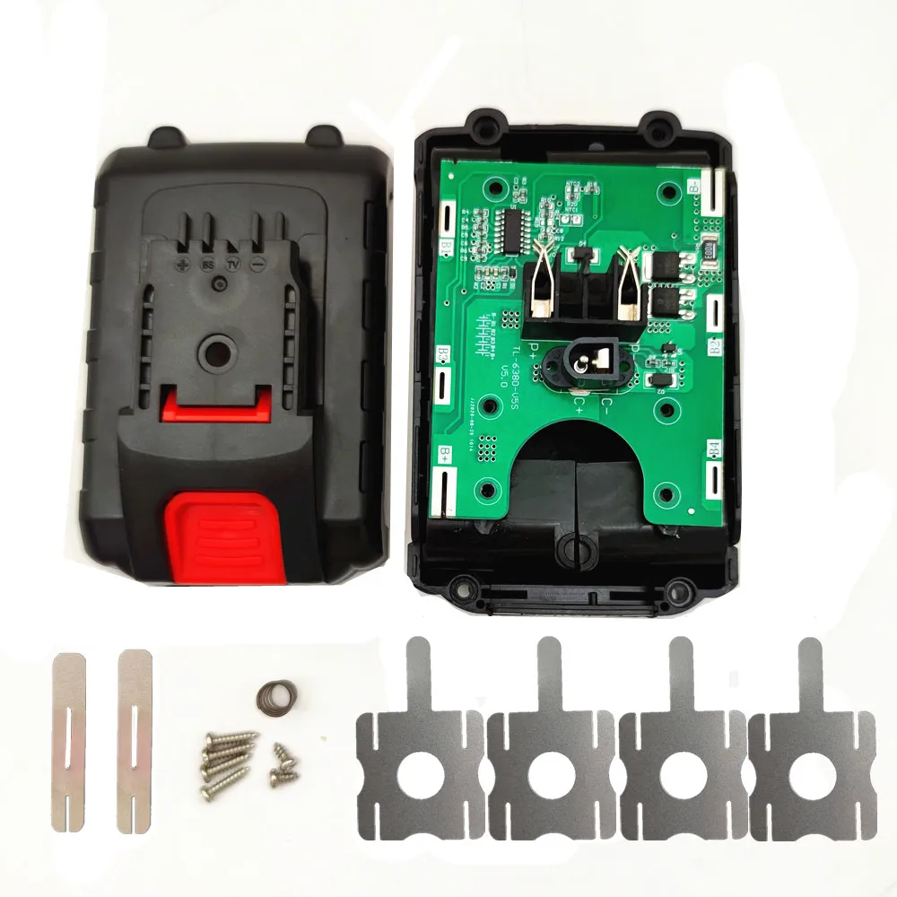 21v bezprzewodowy wkrętak elektryczny Mini wiertarka Chainsaw Case 18V elektronarzędzia bateria duże pudełko z 5s BMS Pcb Dropshipping