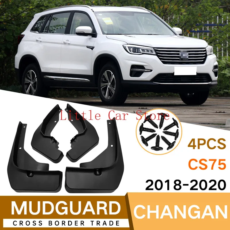 

For Changan CS75 2018-2020 Car Mudflaps Mud Flaps Splash Guards Mudguards Mud Flap Front Rear Fender Protector