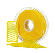 Flexible Filament Impresora3D Polyflex TPU-95A brand Polymaker yellow Color 1,75mm 750gr Impresoras3D Ender Prusa Creality Artillery