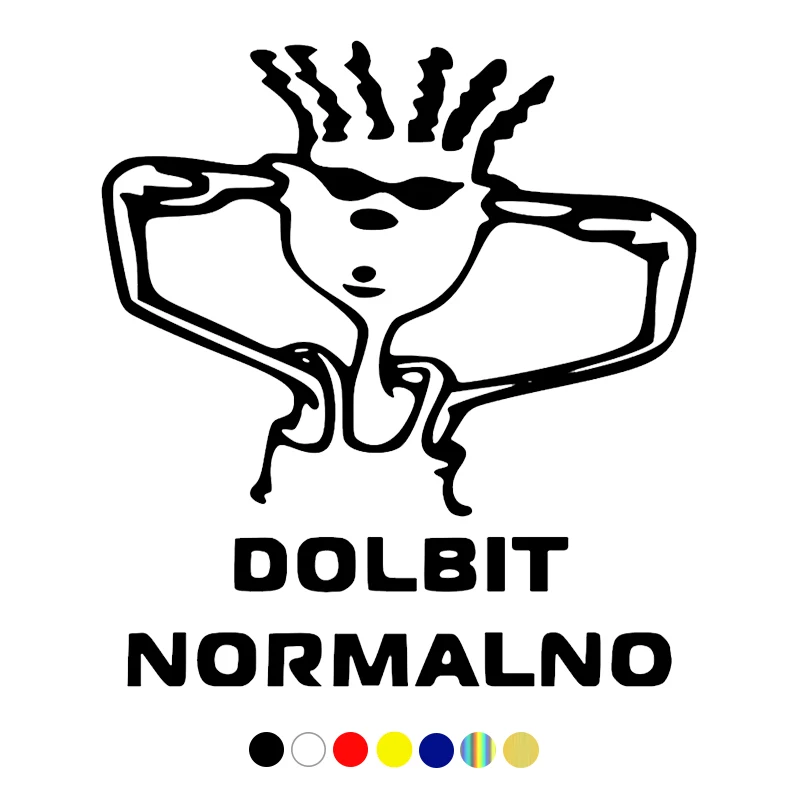 

CS-033#16.2*15cm dolbit normalno funny musical car sticker and decal vinyl auto car stickers on bumper rear window