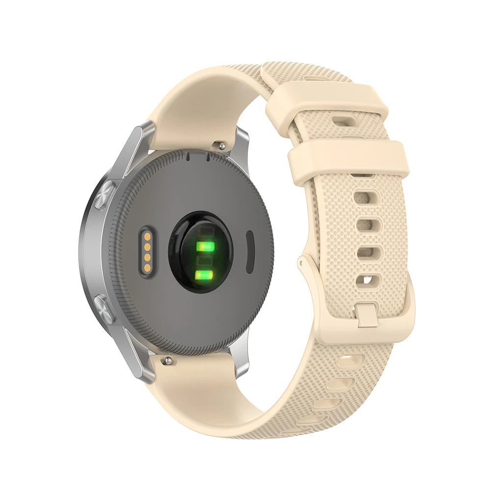 Rose Gold Buckle Silicone Watchband for Garmin