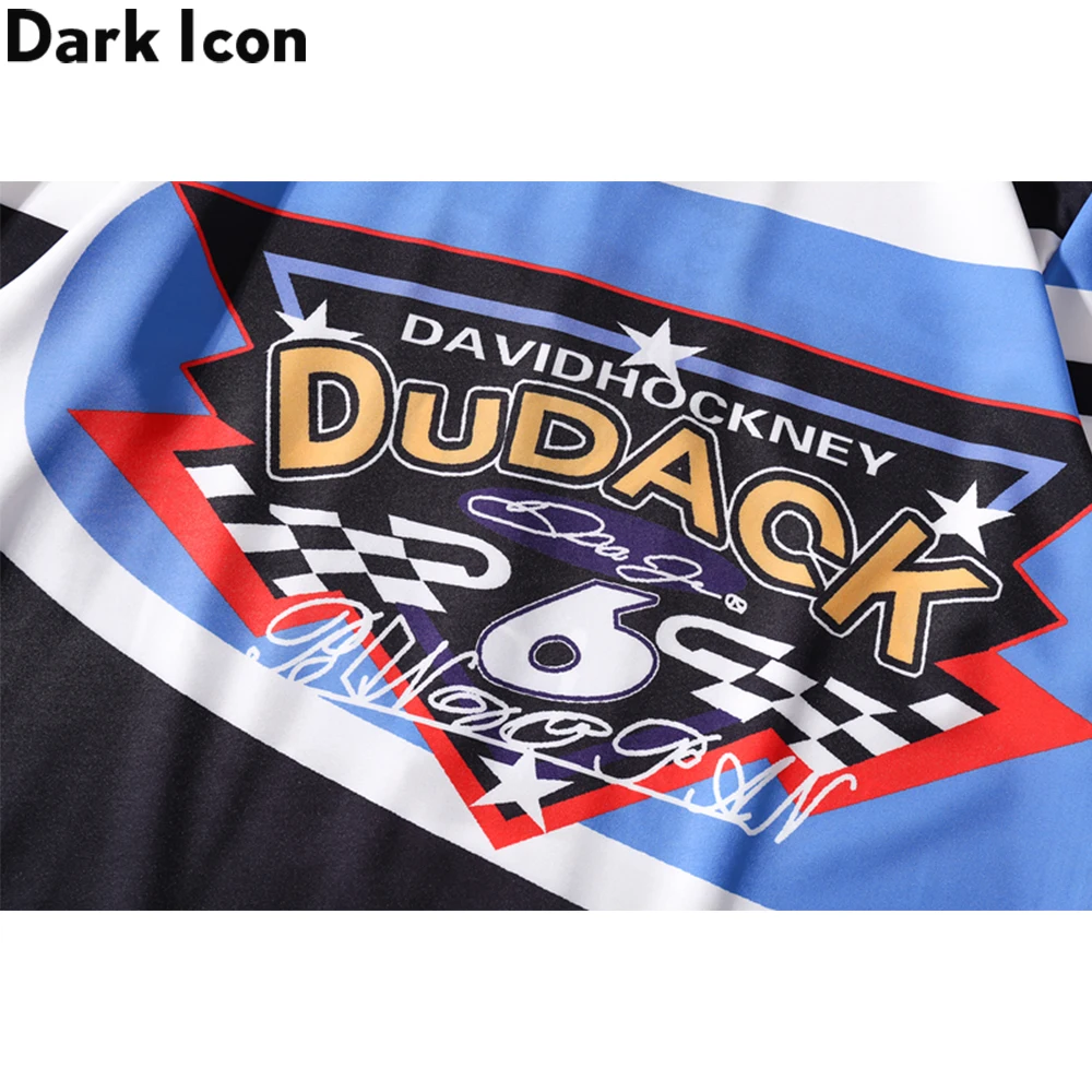 Dark Icon Summer Polo Shirt Men Vintage Streetwear Men's Hawaiian Shirt