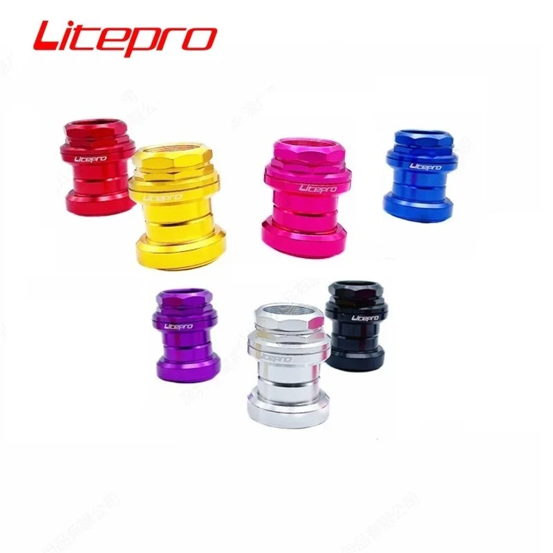 

Складная велосипедная гарнитура Litepro для группы Brompton 34 мм, внешний подшипник, алюминиевый сплав, светильник Кая гарнитура