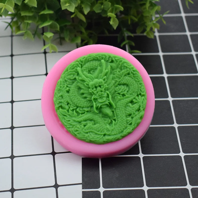 Dragon and God Bird Silicone Mold Fondant Chocolate Epoxy Ornaments Soap Mould For Pastry Cupcake Decorating Kitchen Accessories