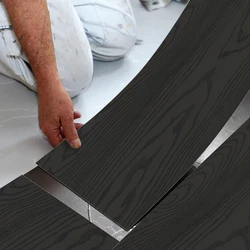 20x300cm Japanese Black Wood Floor Sticker PVC Self Adhesive Waterproof Vinyl Wall Sticker for Bathroom Kitchen Wall Home Decor