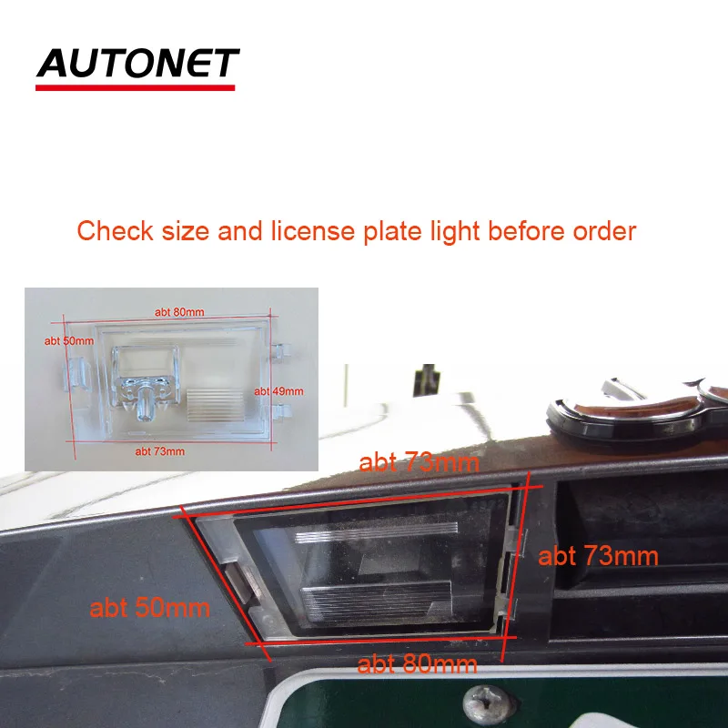 Autonet 1280*720P Rear view camera For Jeep Patriot 2007 2008 2009 2011~2017 license plate camera/trajectory dynamic car camera