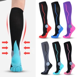 Compression Stockings Socks Sports Cycling Men Long Nursing Man Football Running Skate Basketball Women Women's Set Knee-high