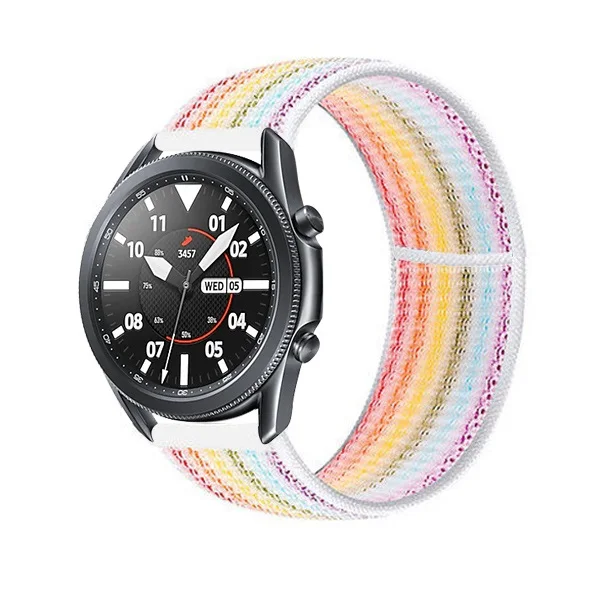 Sport Loop Woven Wrist Strap For Xiaomi Huami Amazfit GTS 2 GTR 42mm Breathable Adjustable Watch Band For Amazfit Bip lite Pop
