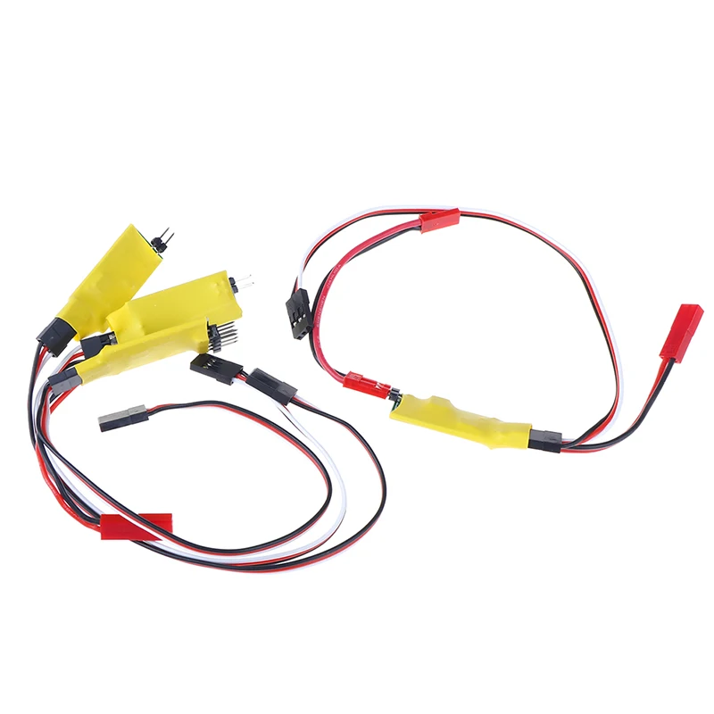 Receptor de luz rc, interruptor eletrônico de controle liga/desliga para rc aviões e carros