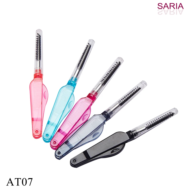 2Pcs Wimperkruller Makeup Lash Separator Opvouwbare Metalen Wimper Borstel Kam Mascara Krul Beauty Make-Up Cosmetische Tool