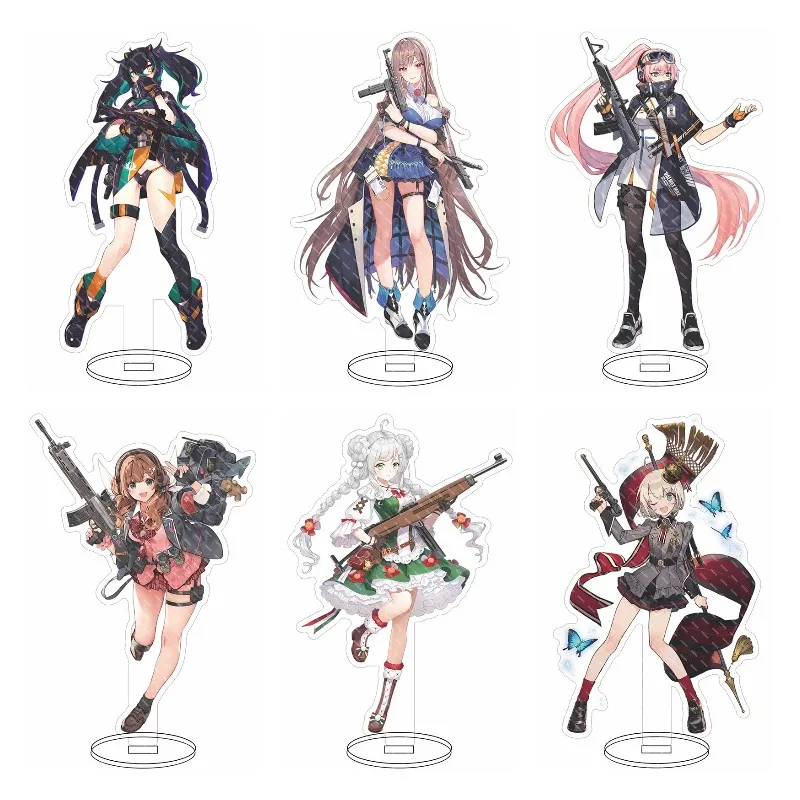 Game Maide Frontline Anime Figure Cosplay Acrylic Stands Model Double Sided Standing Sign Toys Desktop Decor Xmas Hot Sale Gift