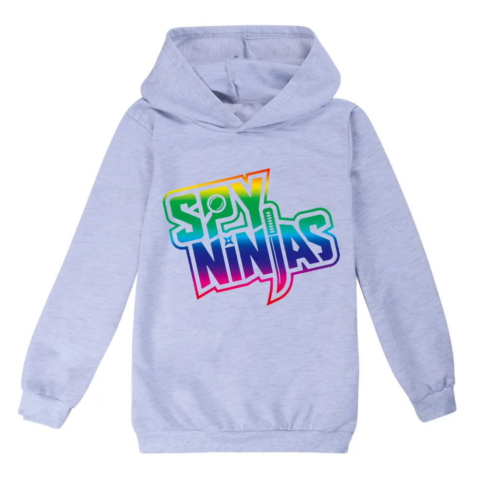 Spring Boys SPY NINJA Hoodies Tees Cotton Boys Clothes Shirts for Teenage Girls Anime Cosplay T-Shirt Little Kids Hooded Tops