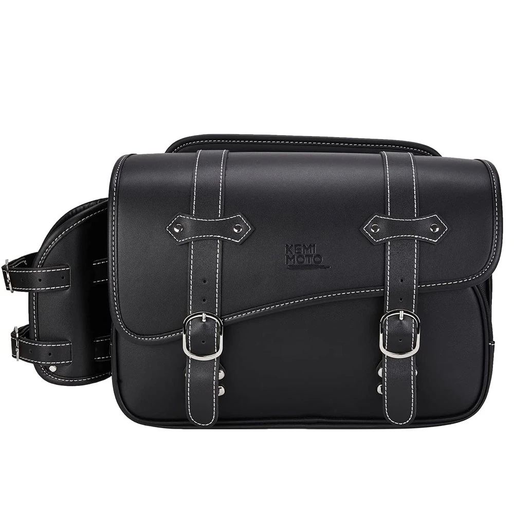 Motorcycle Saddlebag For CMX500 Side Saddle Bag PU Waterproof Saddlebags For Honda Rebel CMX500 250 300 350 500 1100 For Yamaha