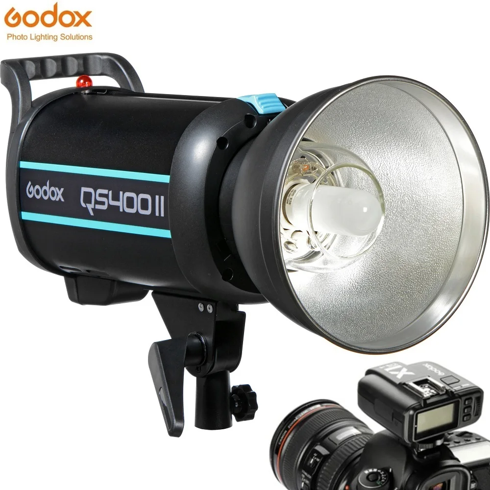 GODOX QS400II QSII 400Ws 2.4G Professional Studio Strobe Modeling Light 5600±200K for DSLR Cameras Studio Portrait Photography