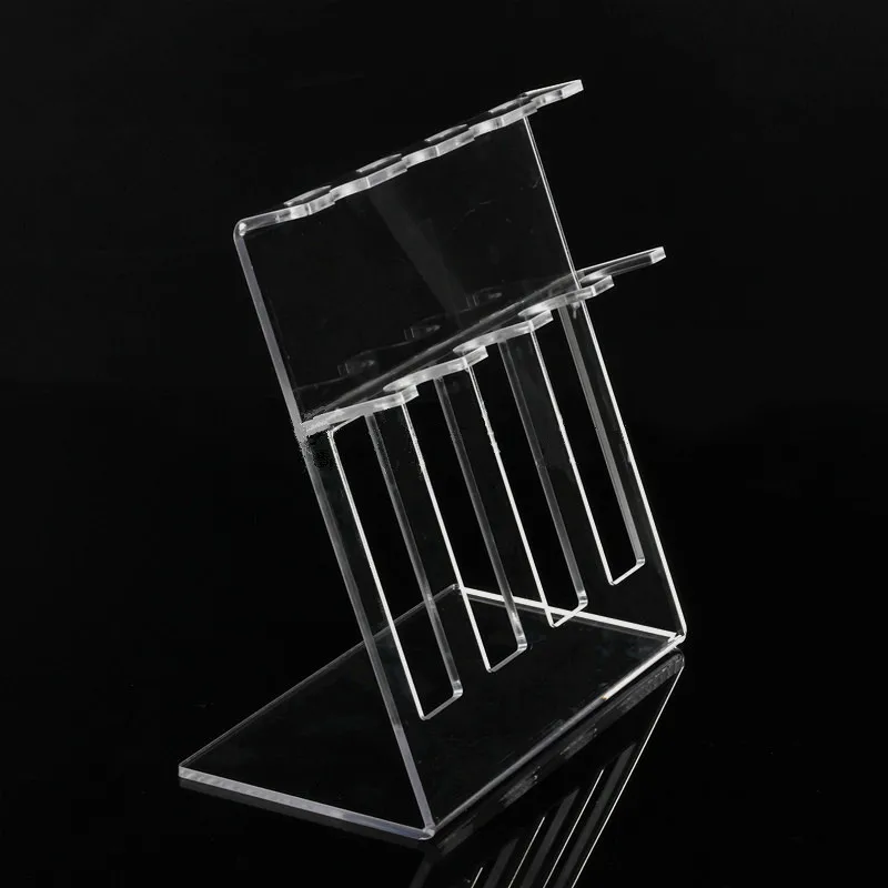 Plexiglass Pipette Stand Transparent Pipettor Rack Z-shaped PMMA Holder Up To 5 Multi-channel Pipettes/ Single-channel Pipettors