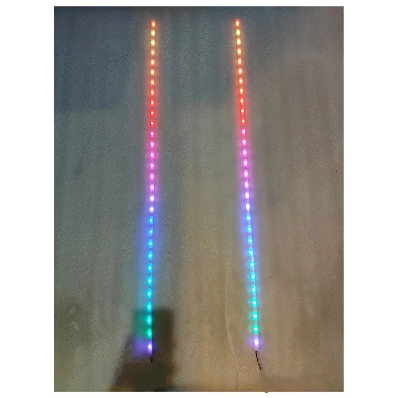 

1Meter Audio Spectrum Indicator 30 LED Colorful Music Level Indicator Voice Control Remote Control Waterproof 6 Display Modes