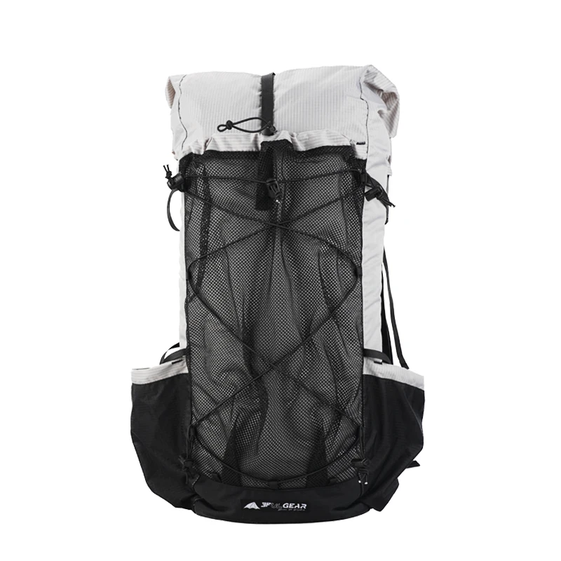 Mochila de senderismo resistente al agua 3F, bolsa ligera para acampar, viajes, montañismo, Trekking, 40 + 16l, UL GEAR