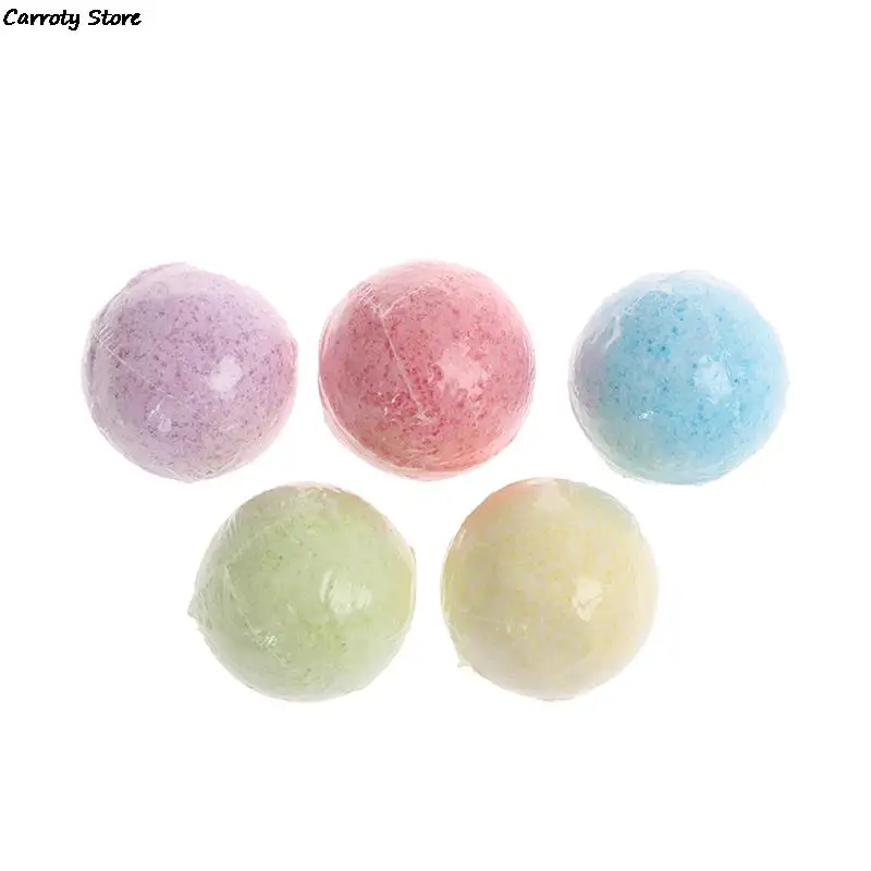 Mini Bath Ball Bombs Handmade Bath Sea Salt Essential Oil Aromatherapy Type Deep Body Cleaner Natural Bubble Bathroom Tools