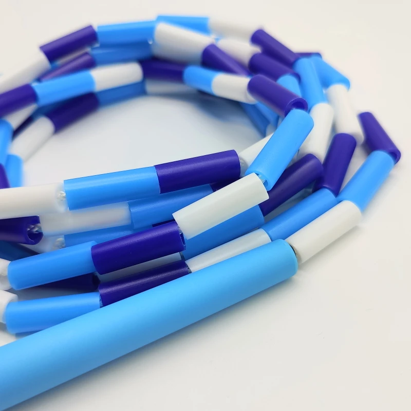 STRAIGHT HARD BEAD BEADED JUMP SKIPPING ROPE COLORFUL SKILL FREESTYLE FITNESS CROSSFIT