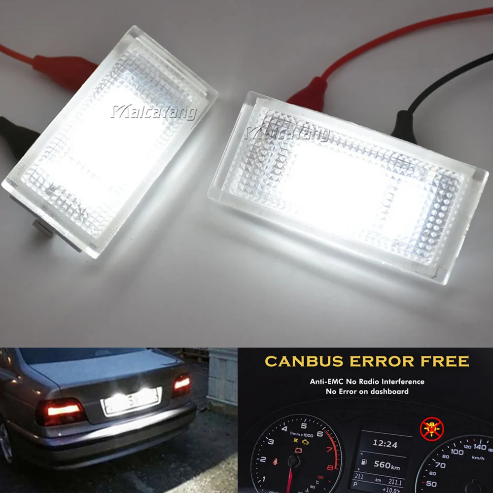 For BMW E46 Led Car Number Plate Light SMD Led License Plate Light Lamp For BMW 3 Series 325i 328i 318 320 E46 2D M3 Facelift