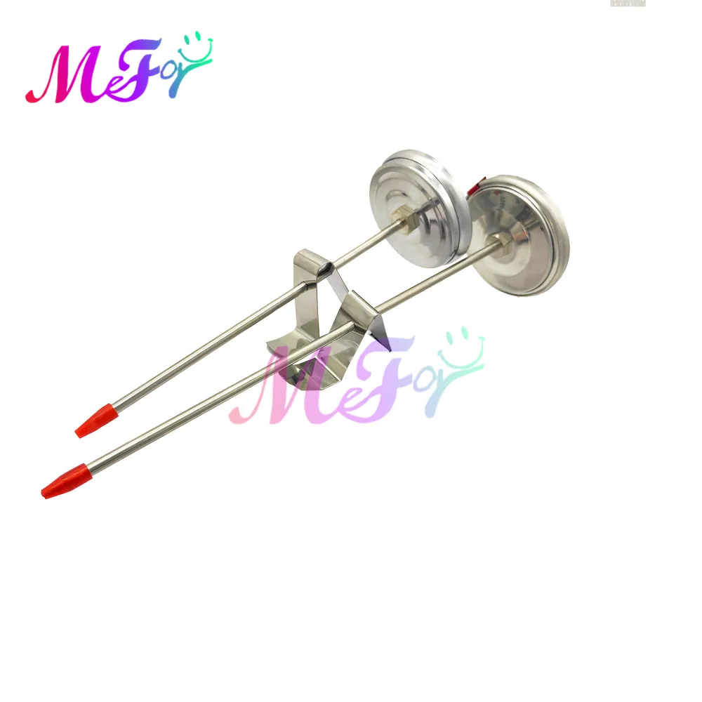 0℃~300℃ 150MM 300MM Stainless Steel Probe Type Home Kitchen Oil Thermometers Food Meat Water Thermometer with Bracket Outdoor
