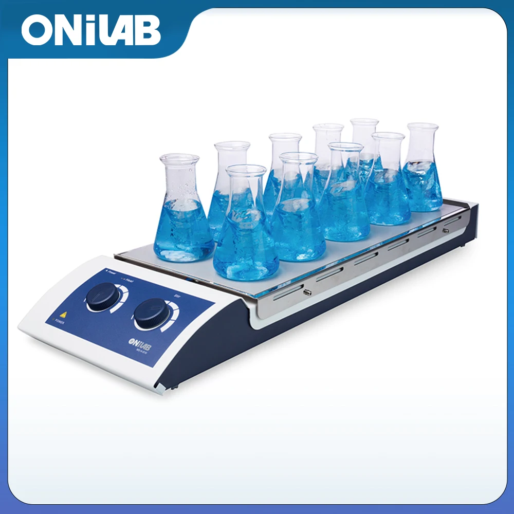 Onilab RCT-S10 lab 10-channel multi-canais clássico hotplate agitador magnético