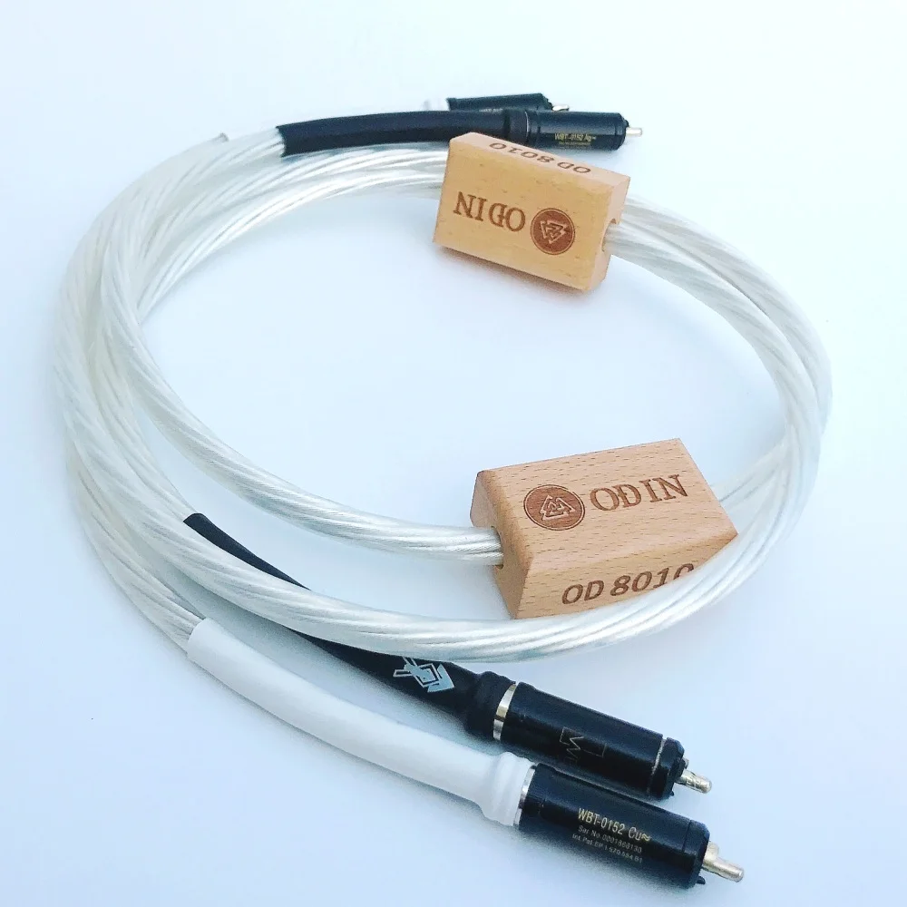 

HIFI Nordost Odin Supreme Reference Interconnect audio cable interconnect cable RCA WBT-0152Ag connector