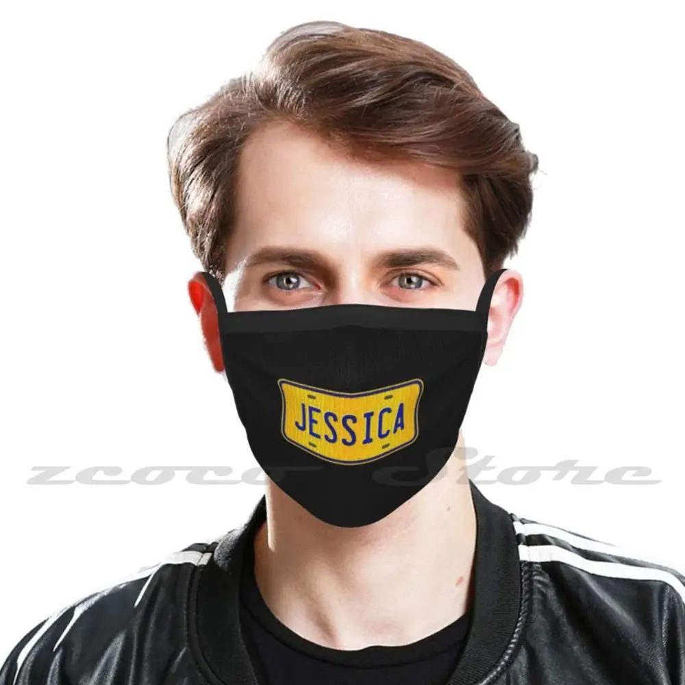 Name Nach Anzahl Platte-Geschenk Für Waschbar Trending Angepasst Pm 2,5 Filter Maske Name Nach Anzahl Platte Hallo Mein name Ist