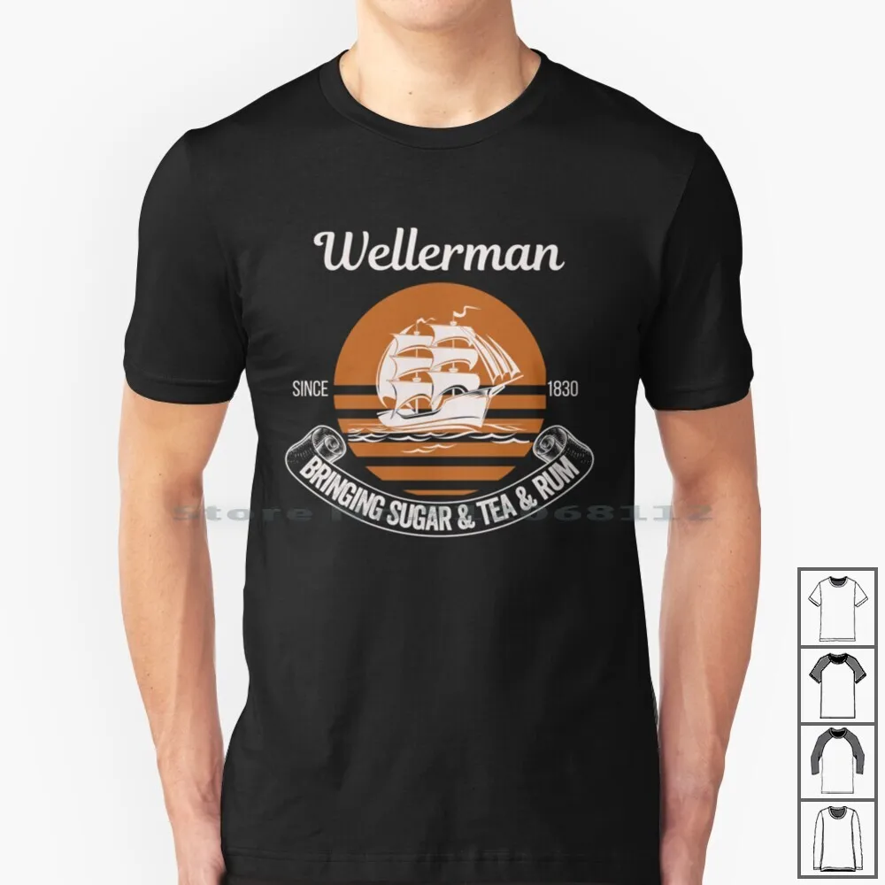 Wellerman Sea Shanty-Sugar And Tea And Rum T Shirt 100% Cotton Sea Shanty Wellerman Wellerman Sea Shanty Sea Shanty The