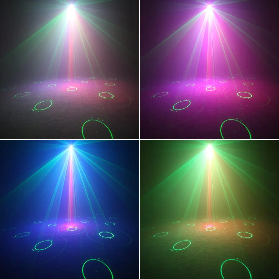 NEW DJ RGB LED UV Party Disco Light R&G Laser Projector 60/120 Patterns Dance Birthday Stage Lighting Effect Mini Lamp USB Z5N7