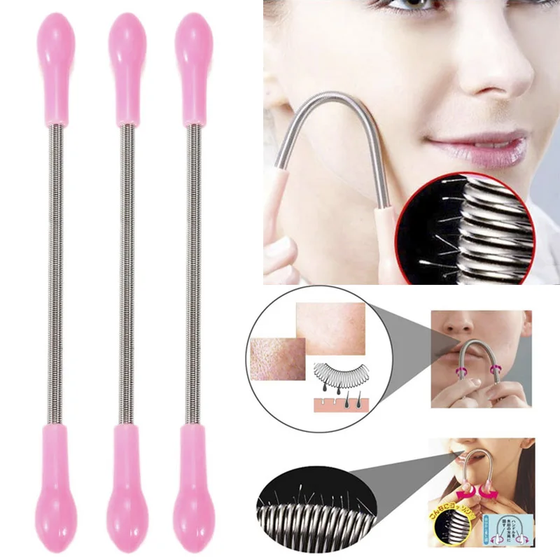 1/3/5pcs Women Hair Spring Stick Facial Remover Epilator Thread Epistick Epicare Tool Effective Depiladora Face Hair Remover