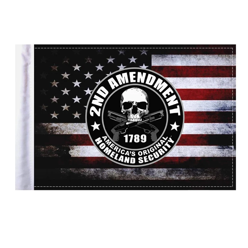 Universal Motorcycle American Flag Sleeve Double Side 6\