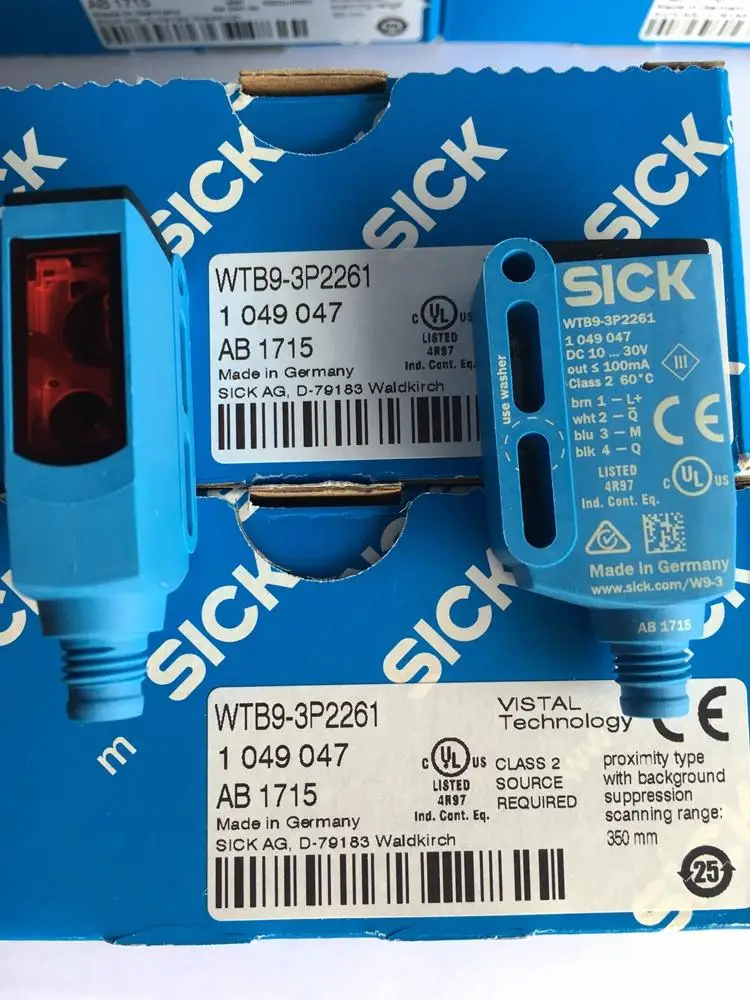 

100% New Original SICK Photoelectric Switch WTB9-3P2261 WTB9-3P2461 WE9-3P2430