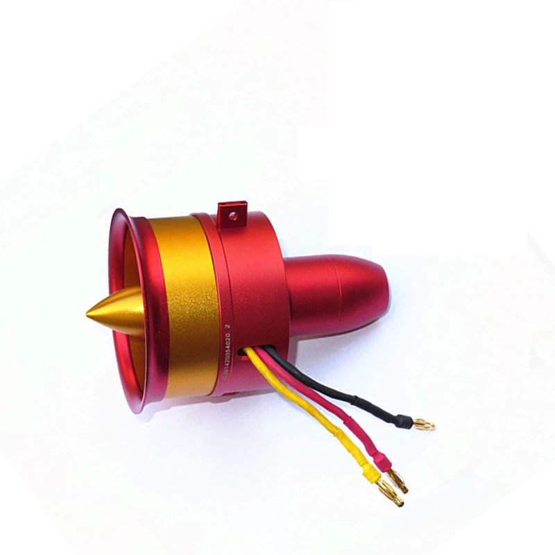 JP 70mm 80mm Fan EDF Set parti canalizzate in metallo 12 pale con motore utilizzare 100A 120A esc per parti di modelli di aeroplani RC