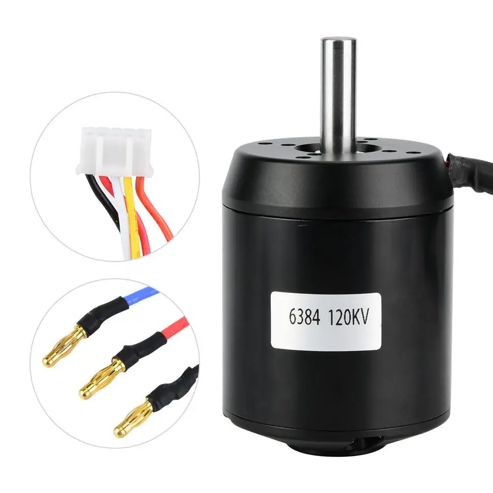 6384 120KV BLDC Electric Scooter Hub Strong Power Waterproof Dustproof Brushless Motor Parts