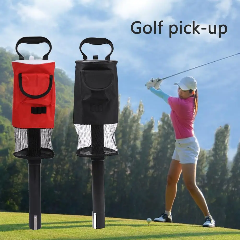 Golf Ball Retriever Bag Portable Golf Ball Shag Bag Ball Picker Easy To Pick Up The Ball hold up to 60 balls Golf Accessories