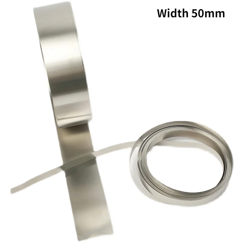 Width 50mm 304 Stainless Steel  Strip Thin Plate Sheet  Foil Thick 0.02/0.03/0.05/0.1/0.2/0.3/0.4/0.5/0.8/1mm  1000mm