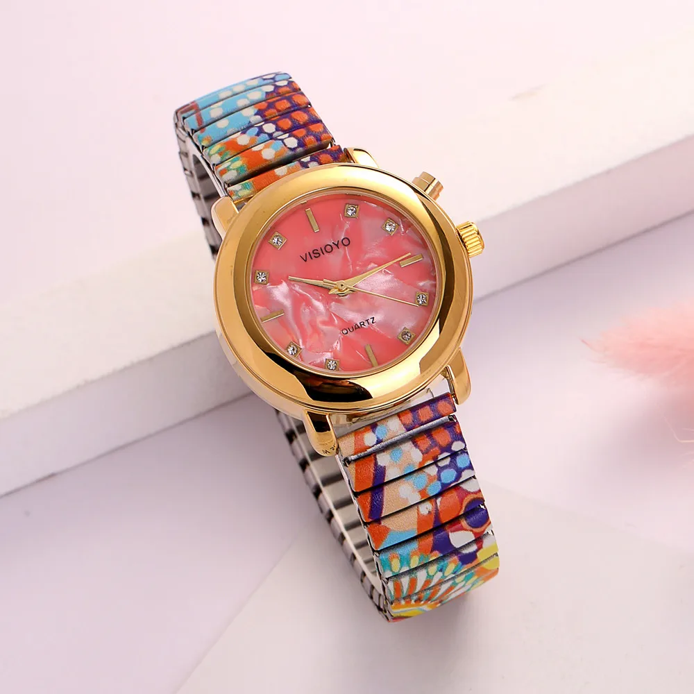 French Talking Watch with Alarm Function for Ladies, Speaking Date and Time