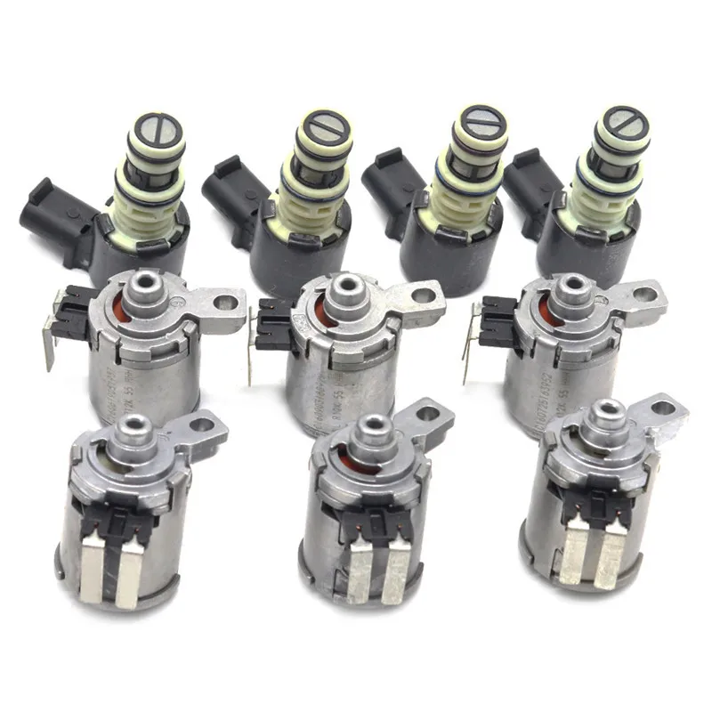 10PCS Solenoids Valve 6-speed For Ssangyong For Geely For Actyon For Korando M11 Valve Body Automatic Transmission